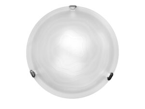 Miniaturka 2 - Okrągły biały plafon Emedona LED 12 W o średnicy 30 cm
