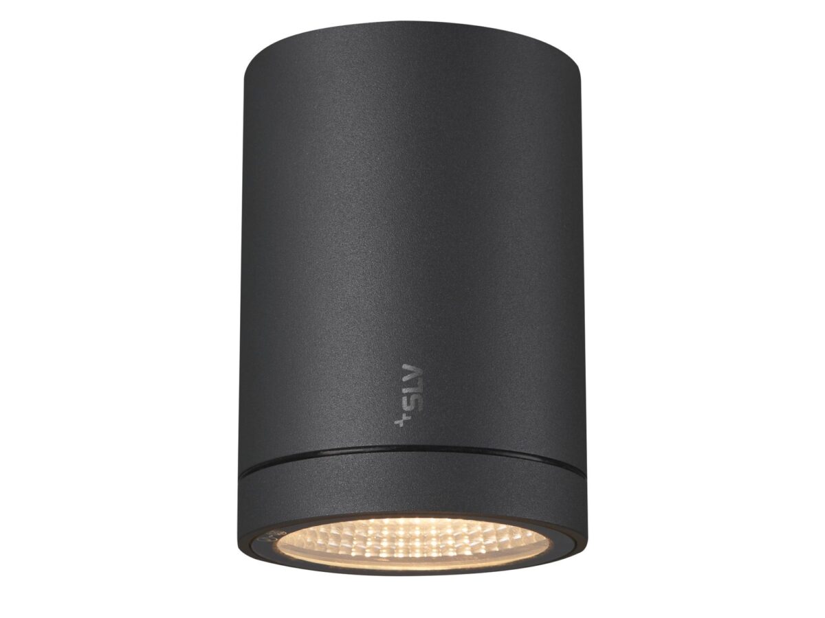 Plafon zewnętrzny Enola Round LED CCT IP65 antracyt