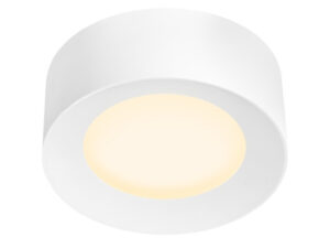 Miniaturka 7 - Biały okrągły plafon Fera 25 CL DALI LED na białym tle