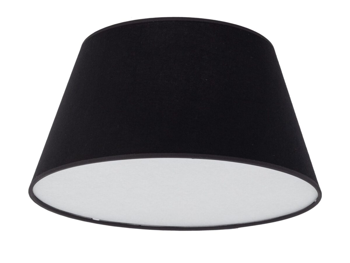 Plafon Formo czarny z abażurem 38 cm 2-punktowy