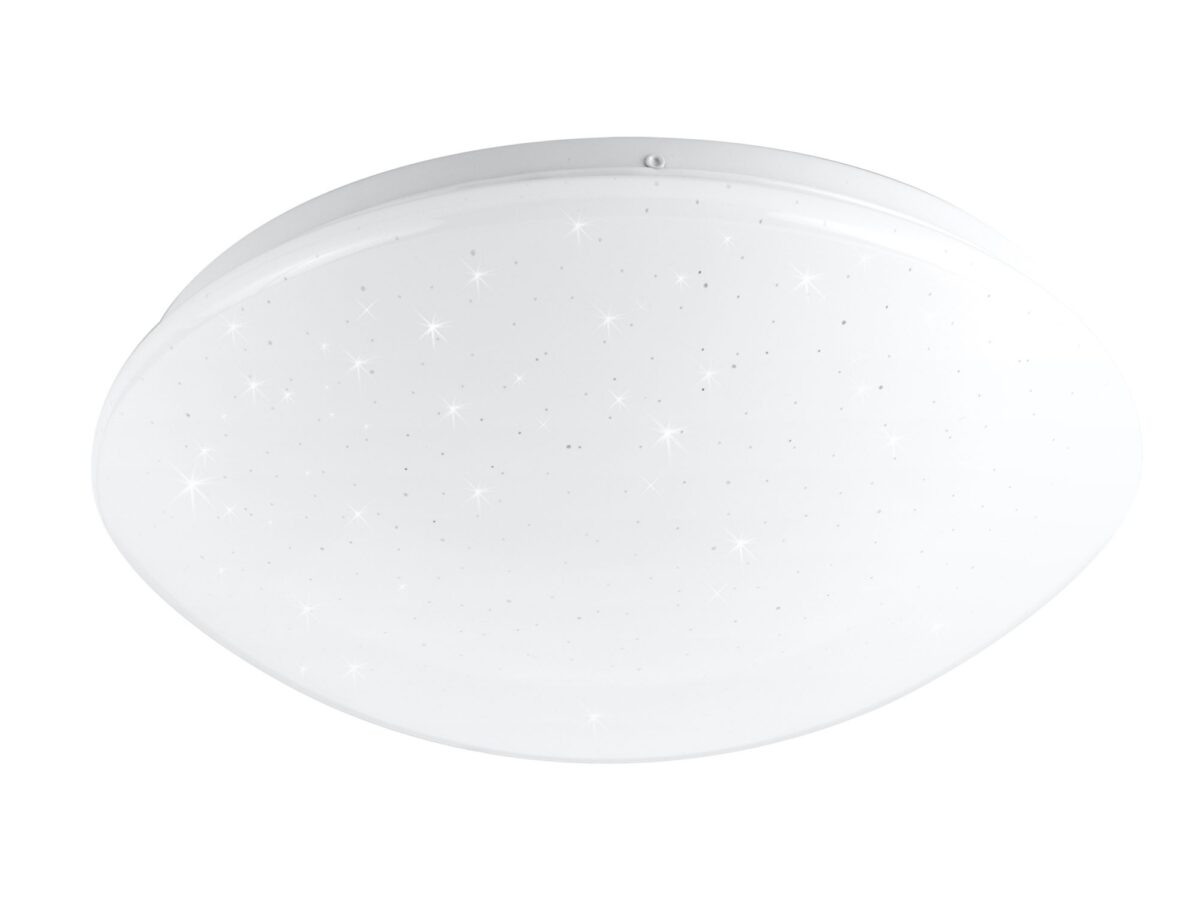 Plafon LED Galinia biały 33 cm z efektem gwiezdnego nieba