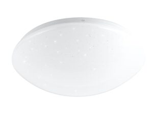 Miniaturka 2 - Biały plafon LED Galinia 33 cm z drobnymi punktami efektu gwiezdnego nieba