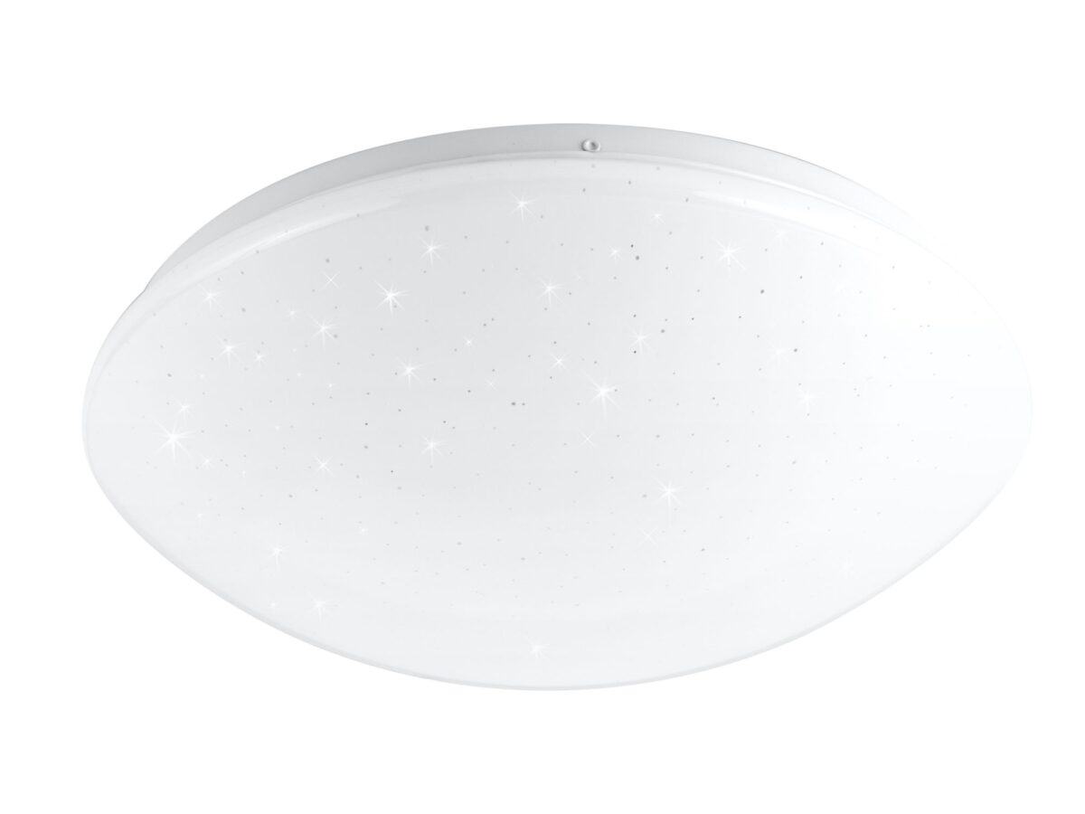 Plafon LED Galinia biały 38 cm z dekoracyjnymi gwiazdkami