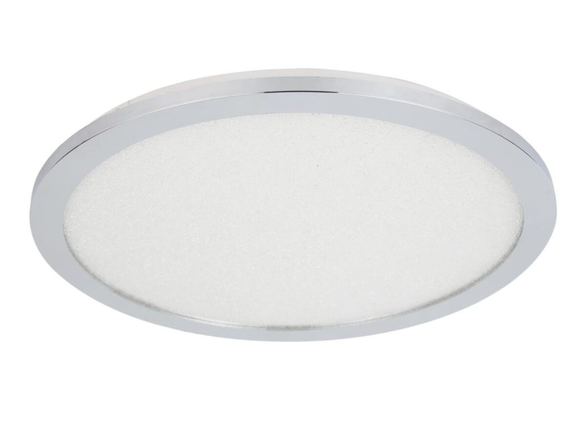 Plafon łazienkowy Gilitela srebrny 40 cm LED 24 W IP44