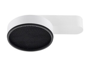 Miniaturka 1 - Oprawa sufitowa Grip Flat biało-czarna z czarnym filtrem, widok od dołu