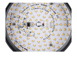 Miniaturka 4 - Moduł LED w oprawie Grip Flat czarnej, detal źródła światła