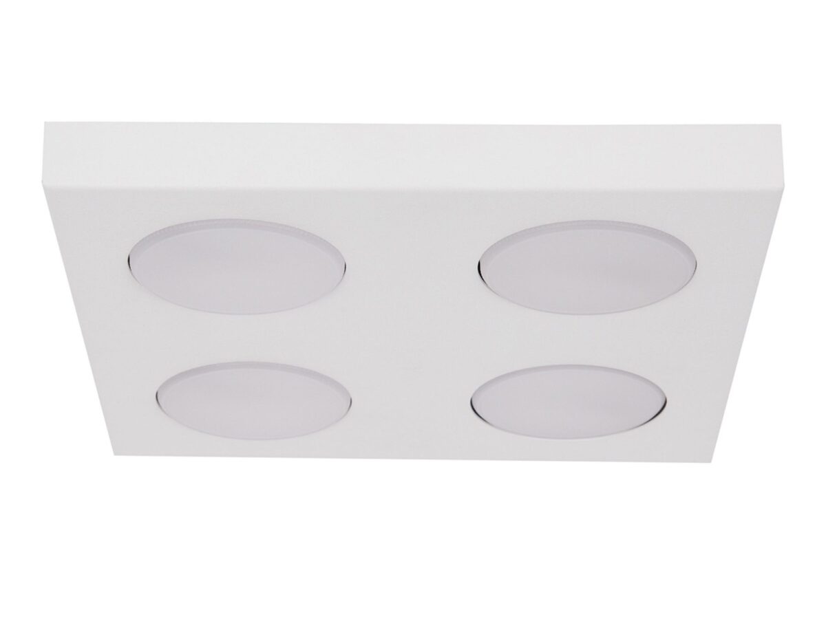 Plafon Hero 4-punktowy kwadratowy GX53 24 cm