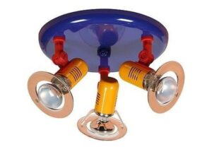 Miniaturka 2 - Plafon Iletora 3-punktowy 29 cm z kolorowymi reflektorami
