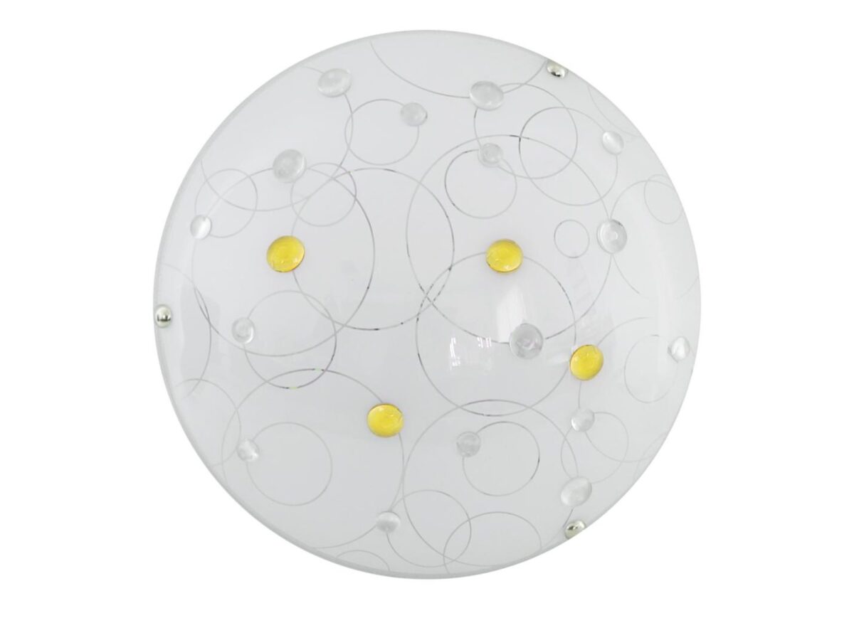 Plafon LED Kaladino 30 cm z ozdobnymi kryształkami