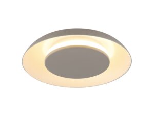 Miniaturka 6 - Okrągła lampa sufitowa LED CCT 15 W beżowa na białym tle