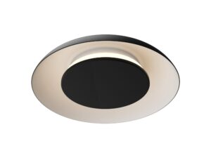 Miniaturka 2 - Lampa sufitowa LED CCT 15 W czarno-biała na białym tle