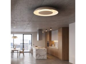 Miniaturka 1 - Beżowa lampa sufitowa LED CCT 30 W w aranżacji kuchni