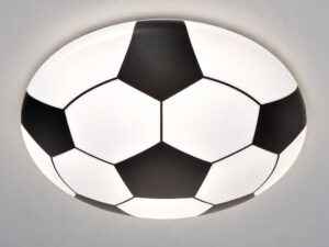 Miniaturka 1 - Plafon LED Elomina z motywem piłki w pokoju dziecięcym
