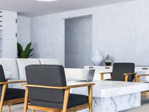 Miniaturka 2 - Plafon LED Emirona metaliczny w aranżacji