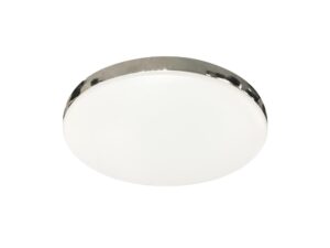 Miniaturka 4 - Chromowany plafon Emitira LED 10 W o średnicy 26 cm na białym tle