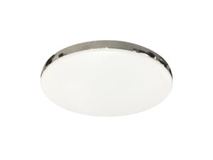 Miniaturka 2 - Chromowany plafon Emitira LED 15 W 33 cm, kompletna okrągła oprawa