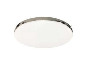 Miniaturka 5 - Chromowany plafon Emitira LED 36 W Ø50 cm, cała lampa na białym tle