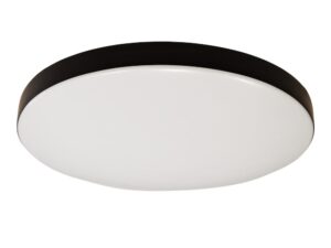 Miniaturka 11 - Czarny plafon Emitira LED 15 W o średnicy 33 cm, cały produkt na białym tle