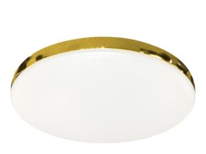 Miniaturka 1 - Złoty plafon Emitira LED 15 W 33 cm, pełny packshot na białym tle