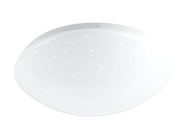 Plafon LED Galinia biały 26 cm z efektem gwiezdnego nieba