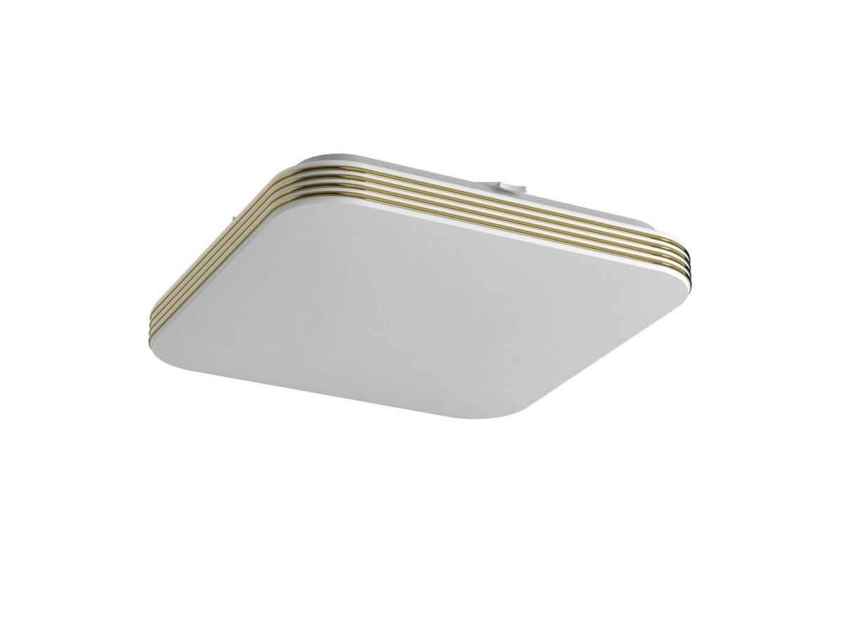 Plafon LED Ilinira 11–17 W IP44 biało-złoty