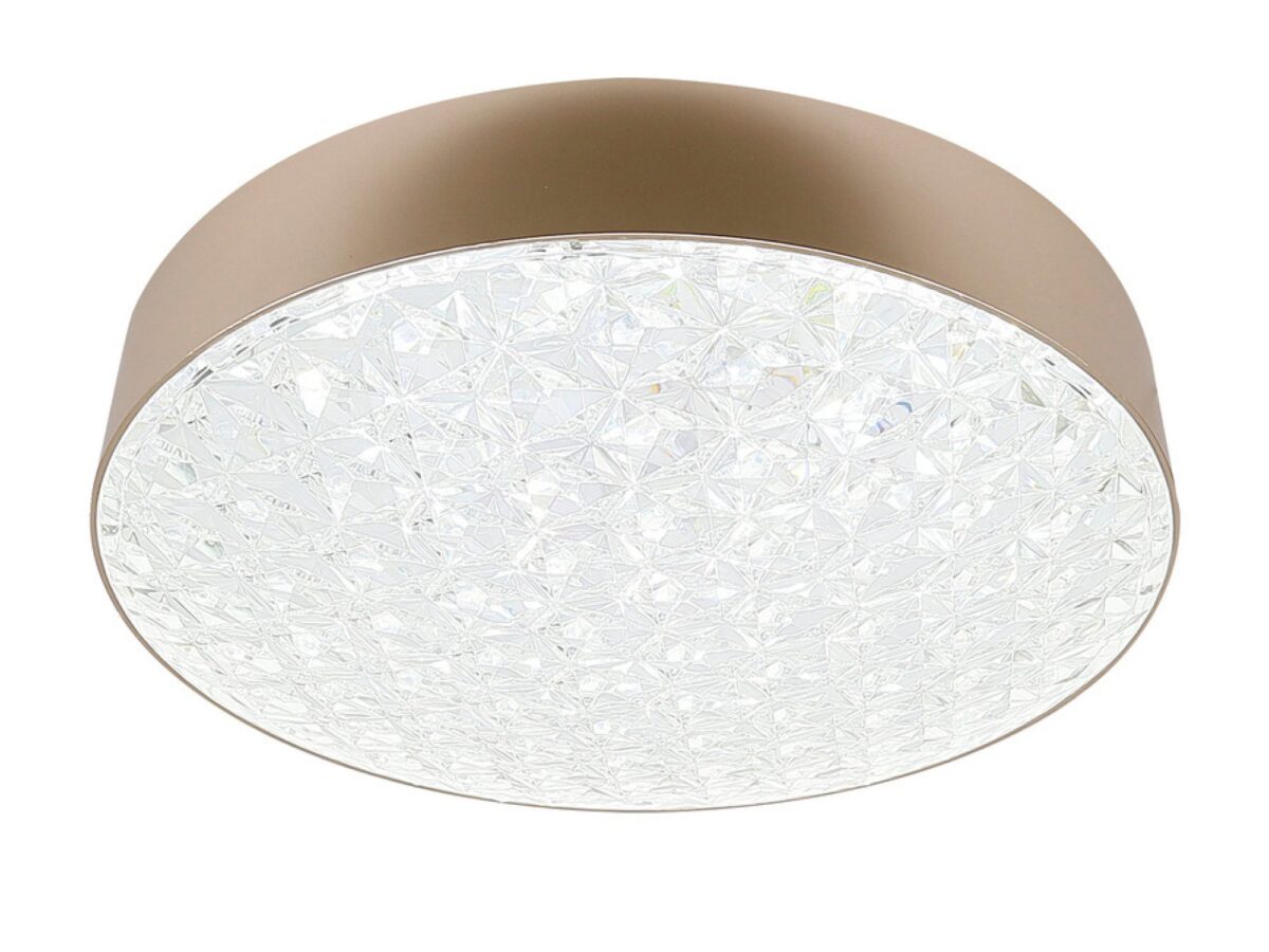 Plafon LED Isimino 24 W 38 cm złoty perłowy 4000 K