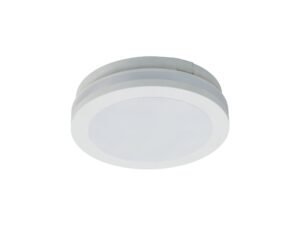 Miniaturka 1 - Biały plafon LED Laveleta 12 W o średnicy 18 cm na białym tle