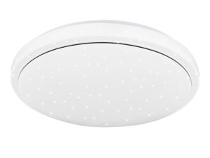 Miniaturka 3 - Biały plafon LED Lumirino 38 cm z okrągłym kloszem akrylowym