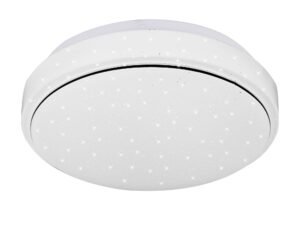 Miniaturka 3 - Biały plafon LED Lumirino z ozdobnym efektem świetlnych punktów