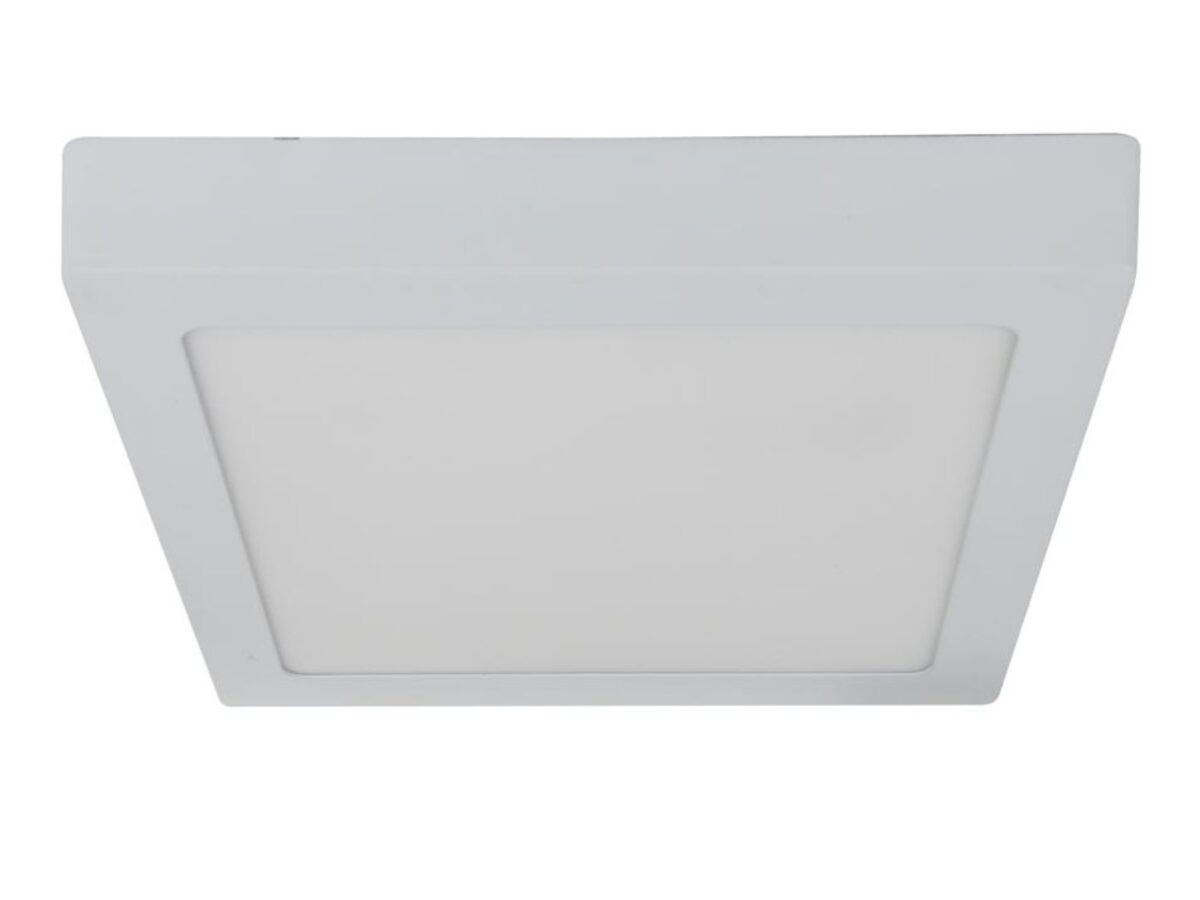 Plafon natynkowy LED 18 W biały kwadratowy 4000 K