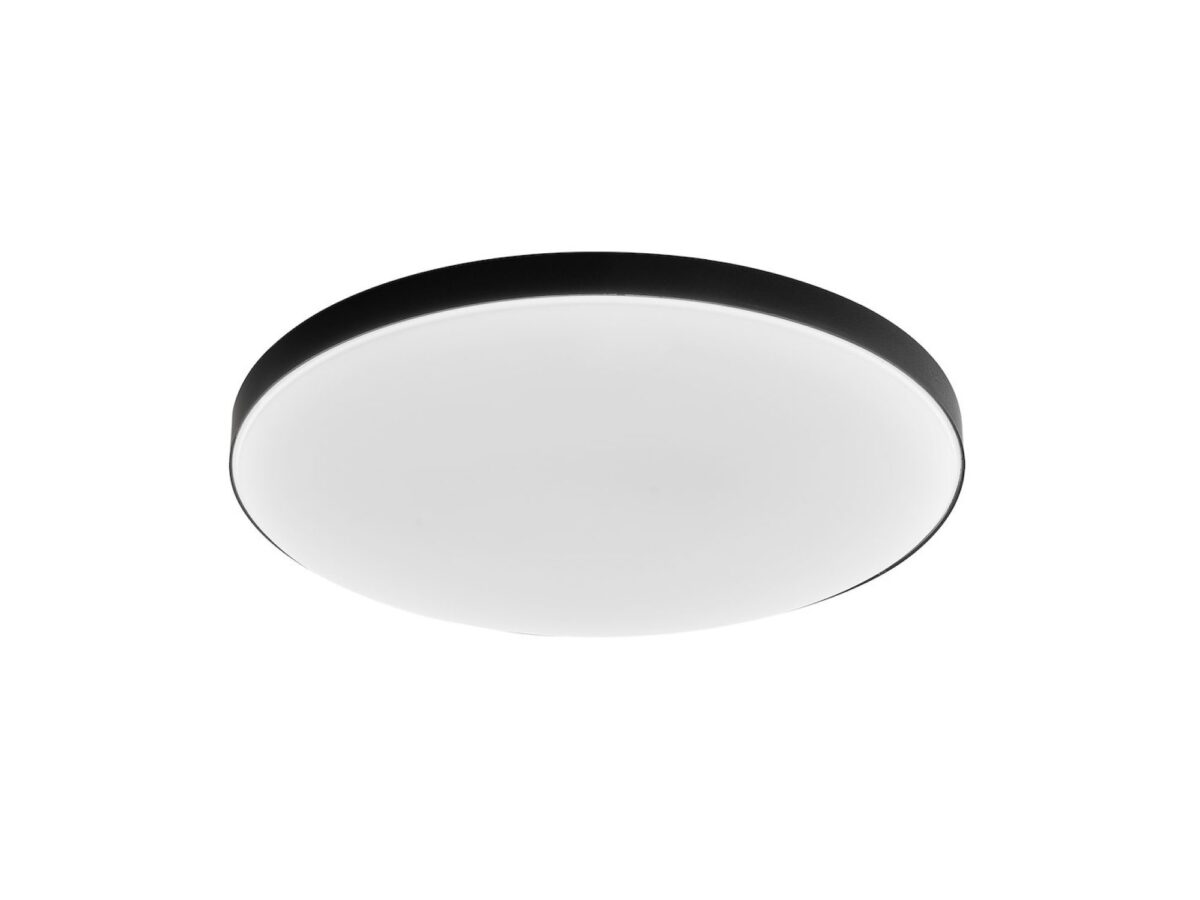 Plafon LED okrągły 30 cm 18 W 4000 K czarno-biały