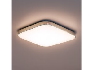 Miniaturka 4 - Chromowany plafon Orimina LED świecący na suficie wnętrza