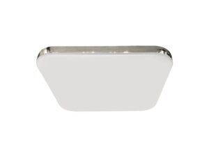 Miniaturka 1 - Chromowany plafon sufitowy Orimina LED 17 W, pełny packshot na białym tle