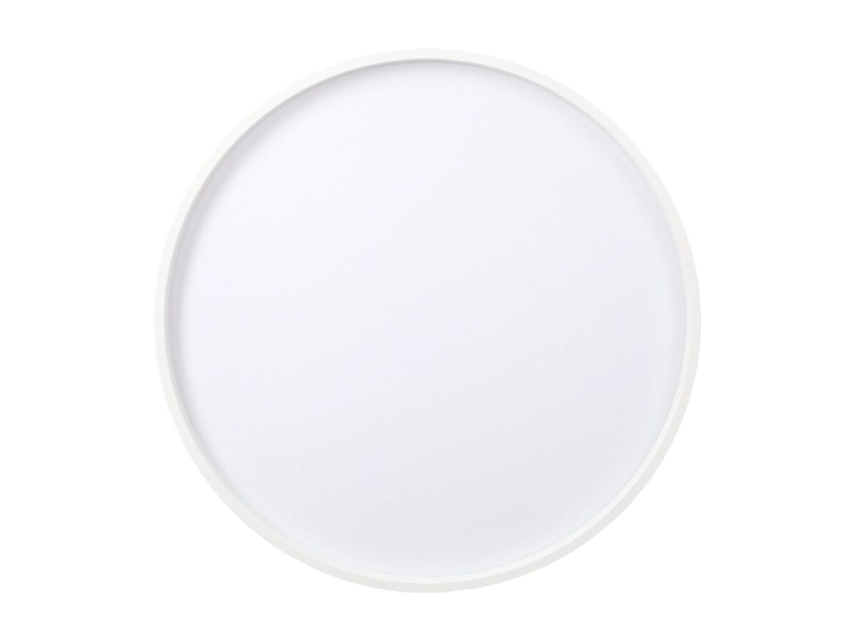Plafon LED z efektem gwiazd Revirino 34 cm biały