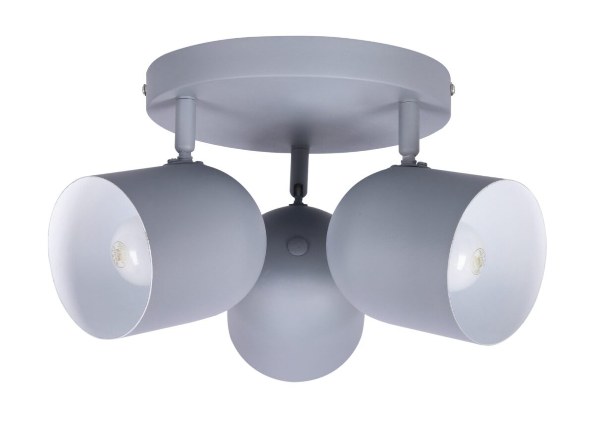 Plafon sufitowy Levarino 32 cm z 3 regulowanymi kloszami