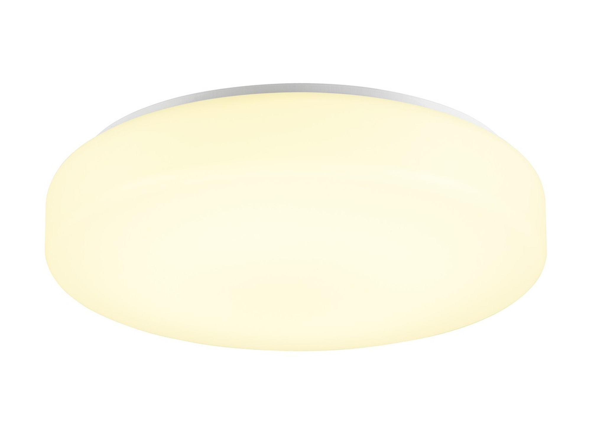 Plafon Lipsy 2.0 40 DRUM, biały korpus z mlecznym kloszem, widok główny