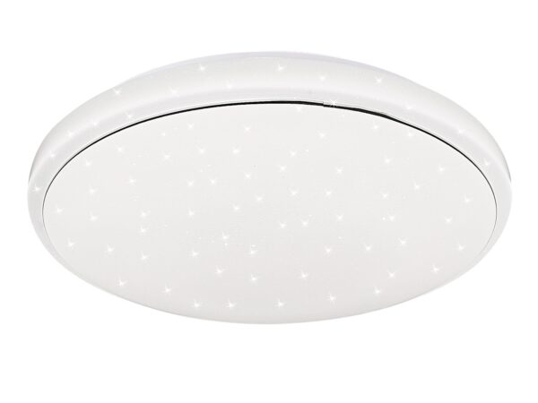 Plafon LED Lumirino biały IP20, okrągła oprawa na jasnym tle