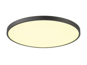Miniaturka 3 - Plafon Medo 2 Slim 60 czarny – wariant 35 W PHASE, widok ukośny