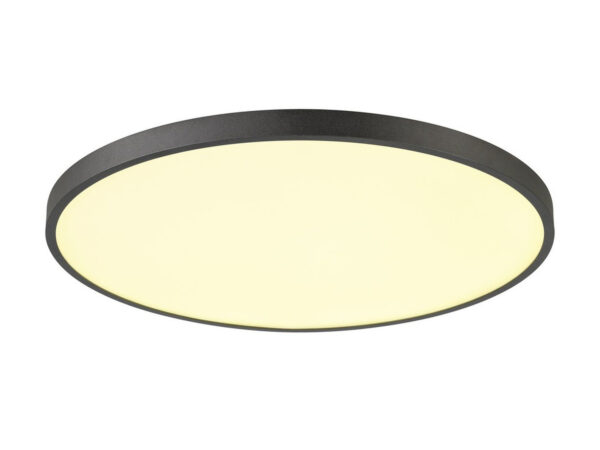 Plafon Medo 2 Slim 60 czarny – wariant 35 W PHASE, widok ukośny