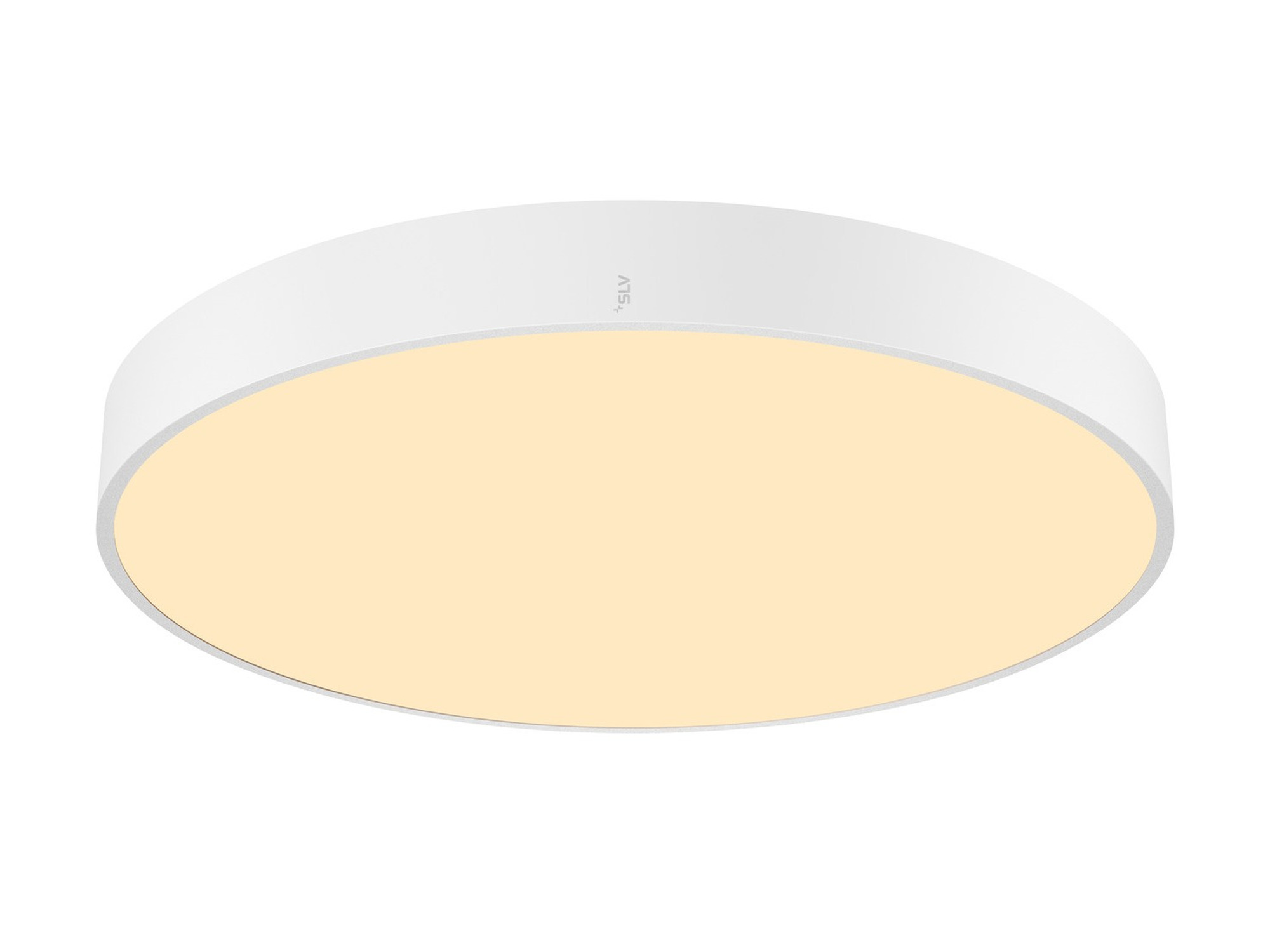 Biały plafon Medo 60 LED IP50 z okrągłym dyfuzorem