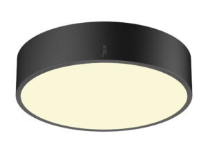 Miniaturka 12 - Czarny plafon Medo Pro LED 28 cm, pełna oprawa na białym tle