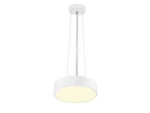 Miniaturka 6 - Plafon Medo Pro 30 w kolorze białym, detal oprawy