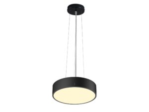 Miniaturka 2 - Czarny plafon Medo Pro 30, detal oprawy LED