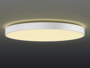 Miniaturka 1 - Biały plafon Medo Pro 90 LED świecący na suficie