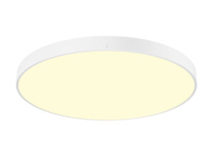 Miniaturka 5 - Biały plafon Medo Pro 90 LED widok od dołu na białym tle