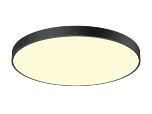 Miniaturka 11 - Czarny plafon Medo Pro 90 LED 74 W na białym tle