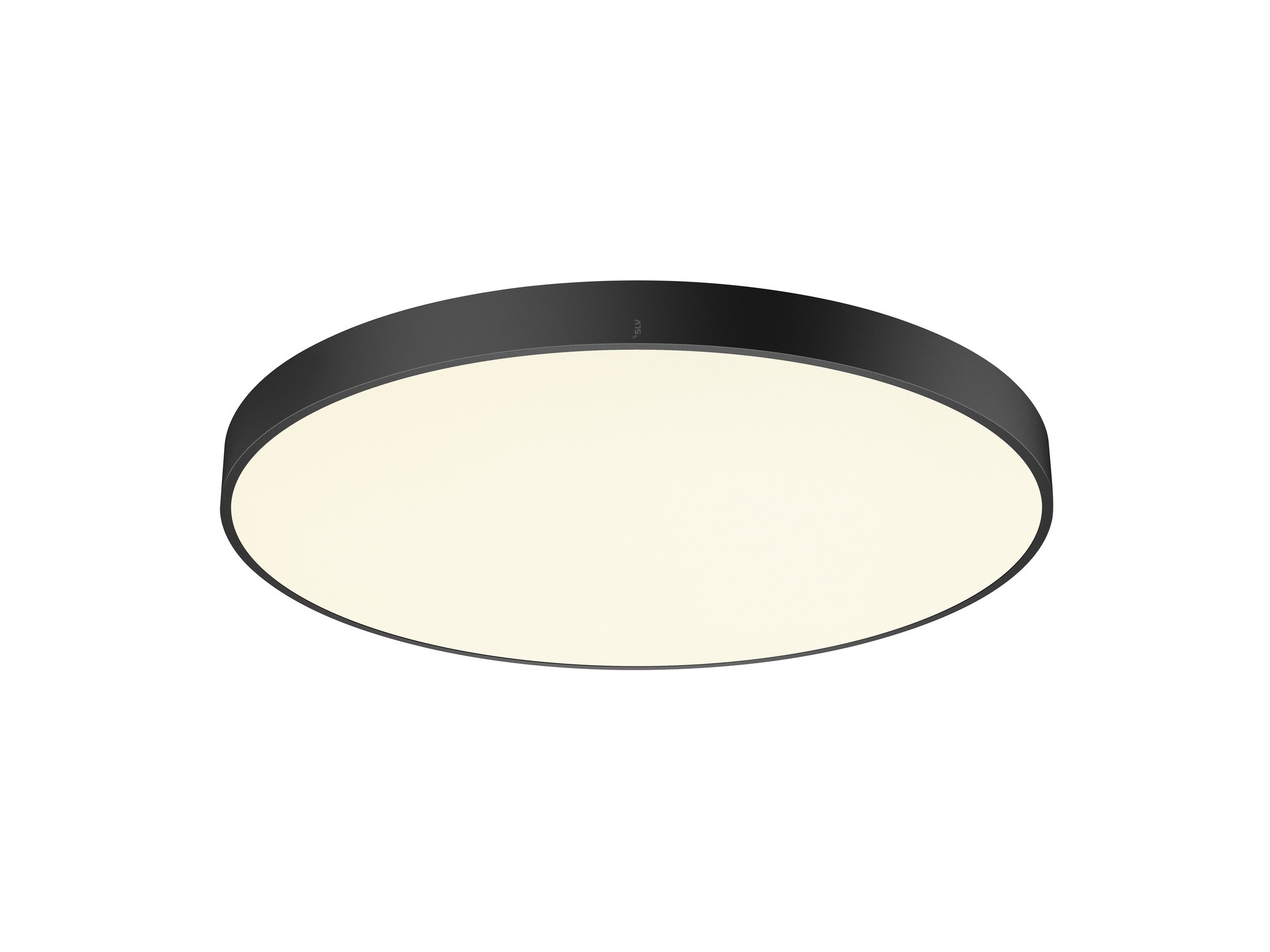 Czarny plafon Medo Pro LED 90 cm przy wyłączonym świetle