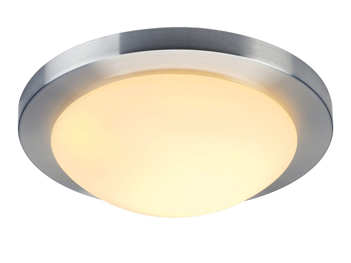 Plafon ścienno-sufitowy Melan E27 Ø 32 cm aluminium