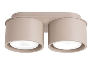 Miniaturka 81 - Dwupunktowy plafon Modessa 21 cm taupe