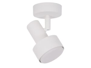 Miniaturka 6 - Biały plafon Mona 1 S z ruchomym cylindrycznym kloszem GX53, packshot
